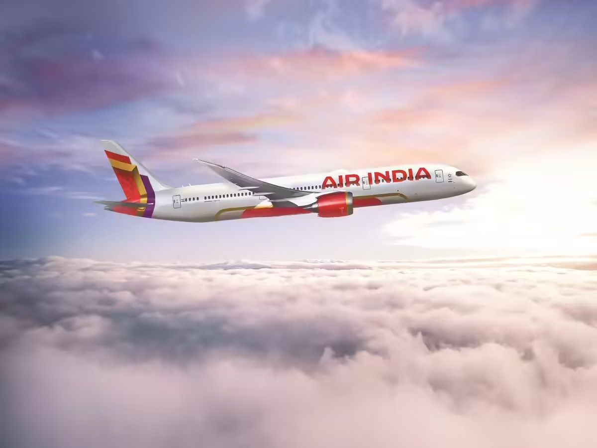 Air India brand extension touchpoint collage